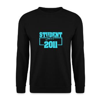 Student 2011 - Unisex Pullover - Schwarz - Vorne - Alina (178cm) & Michal (187cm)