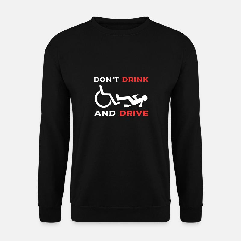 Rollstuhl - Unisex Pullover - Schwarz