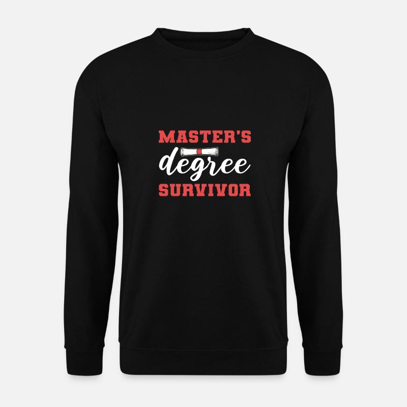 Master's Degree Graduation Ceremony - Unisex Sweatshirt - black