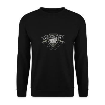 Horse 2006 - Unisex Sweatshirt - black - Front - Alina (178cm) & Michal (187cm)