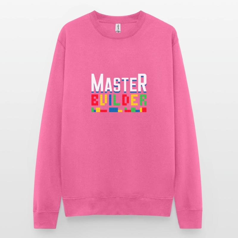 Master Builder Blocs de construction Briques Constructeurs Jouets Sweat-shirt Unisexe