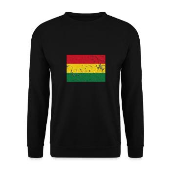 Bolivien - Unisex Pullover - Schwarz - Vorne - Alina (178cm) & Michal (187cm)
