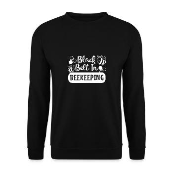 Lustiges Zitat Wildlife Nature Bees - Unisex Pullover - Schwarz - Vorne - Alina (178cm) & Michal (187cm)