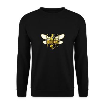 Beekeeping Squad Wildlife Nature Bee Keeper Honey - Unisex Sweatshirt - black - Front - Alina (178cm) & Michal (187cm)