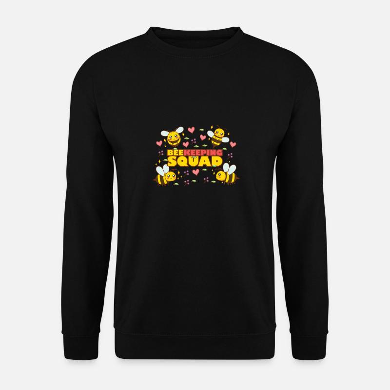 Beekeeper Squad Niedlicher Bienenhonig - Unisex Pullover - Schwarz