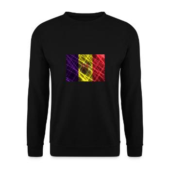Andorra - Unisex Pullover - Schwarz - Vorne - Alina (178cm) & Michal (187cm)