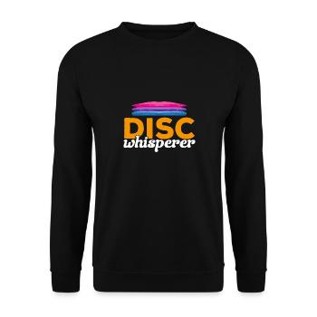Discgolf Disc Golf Frisbee - Unisex Pullover - Schwarz - Vorne - Alina (178cm) & Michal (187cm)