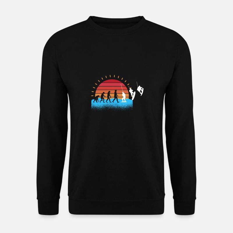 Evolution Wakeboarder Wakeboard Wakeboarding - Sweat-shirt Unisexe - noir