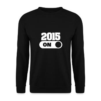 Funny 2015 - Unisex Sweatshirt - black - Front - Alina (178cm) & Michal (187cm)