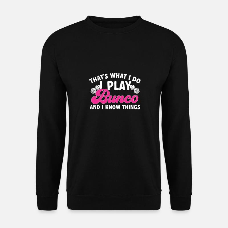 Bunco Dice Game - Unisex Sweatshirt - black