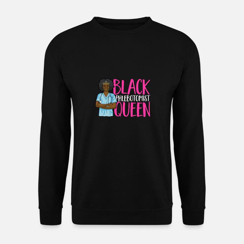 Phlébotomie Prise de sang Infirmière - Sweat-shirt Unisexe - noir
