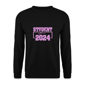 2024 - Unisex Pullover - Schwarz - Vorne - Alina (178cm) & Michal (187cm)