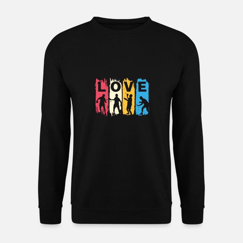 Table Tennis Ping Pong - Unisex Sweatshirt - black