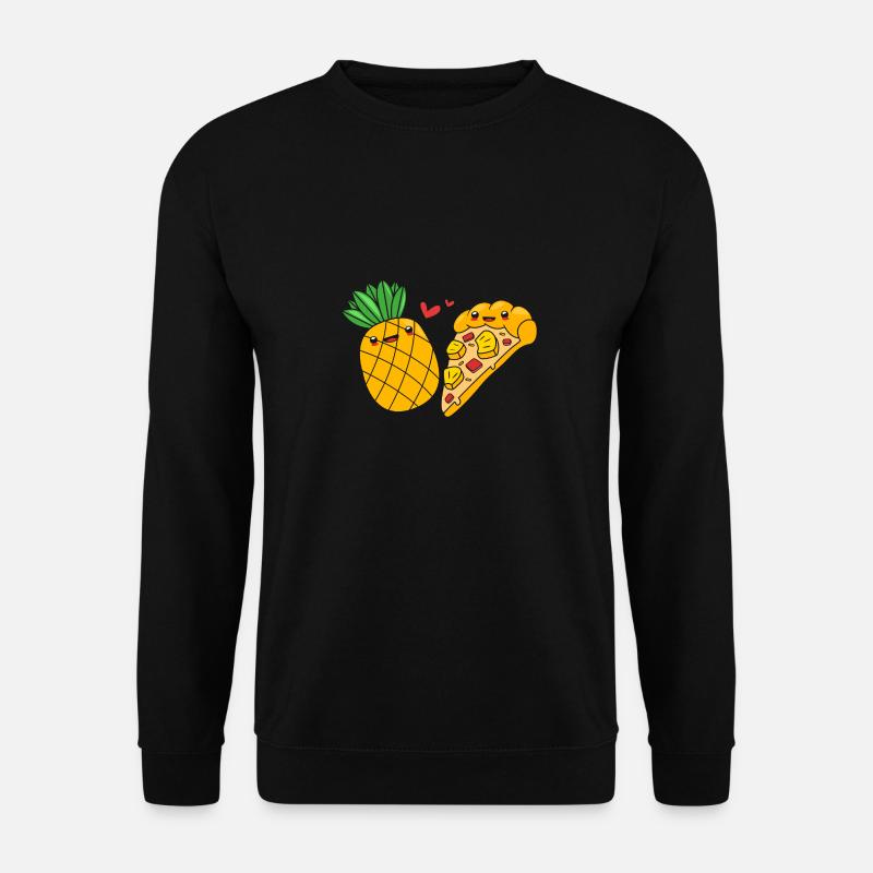 Pizza Hawaii Pizza Ananas - Unisex Pullover - Schwarz