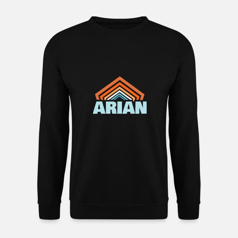 First name Arian - Unisex Sweatshirt - black