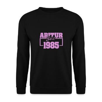 1985 - Sweat-shirt Unisexe - noir - Devant - Alina (178cm) & Michal (187cm)