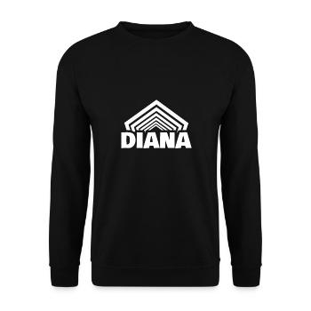 Diane - Sweat-shirt Unisexe - noir - Devant - Alina (178cm) & Michal (187cm)