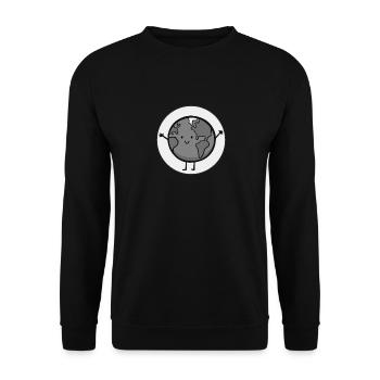 Sustainability - Unisex Sweatshirt - black - Front - Alina (178cm) & Michal (187cm)