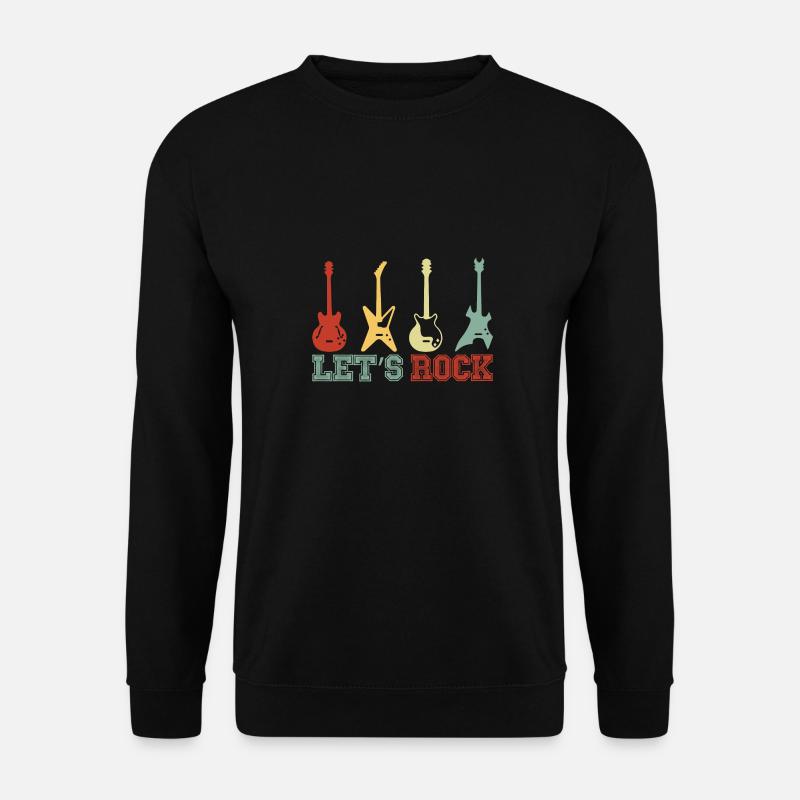 Guitares électriques rock - Sweat-shirt Unisexe - noir