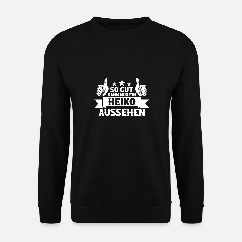 Heiko - Unisex Pullover - Schwarz