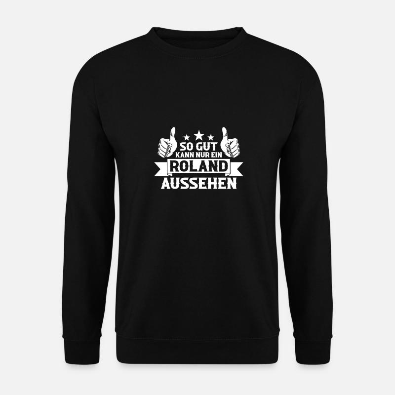 Roland - Unisex Pullover - Schwarz