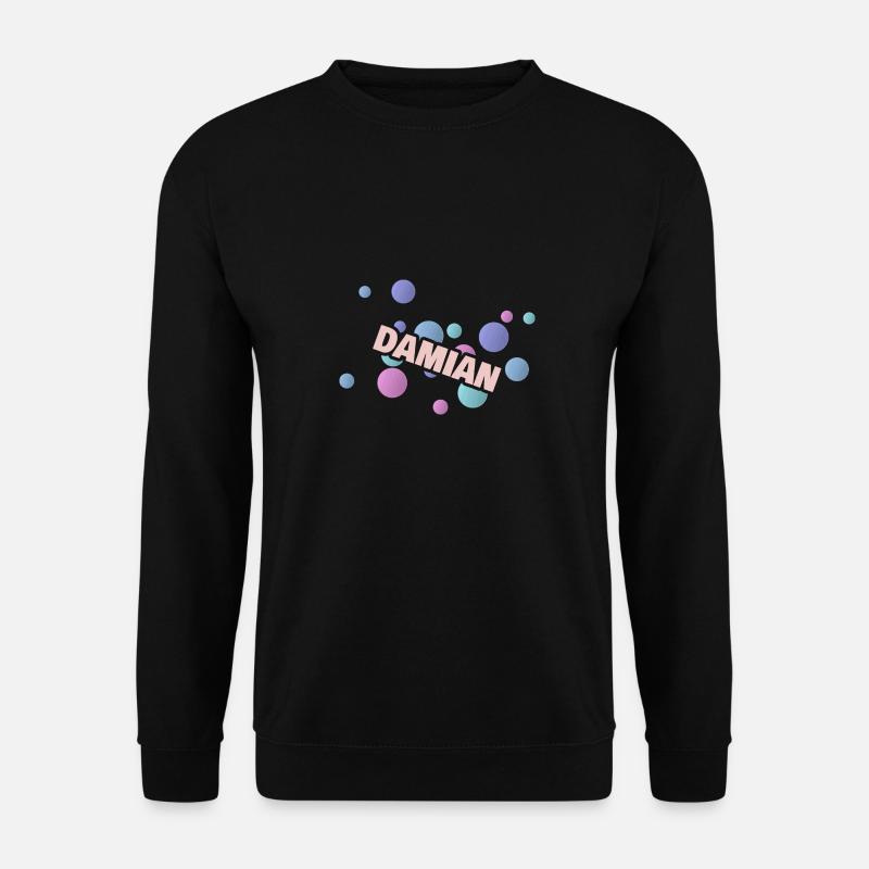 Gift First Name Damian - Unisex Sweatshirt - black