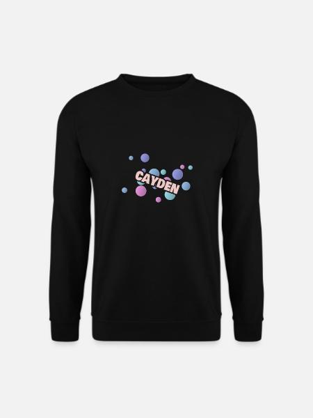 Gift First Name Cayden - Unisex Sweatshirt - black