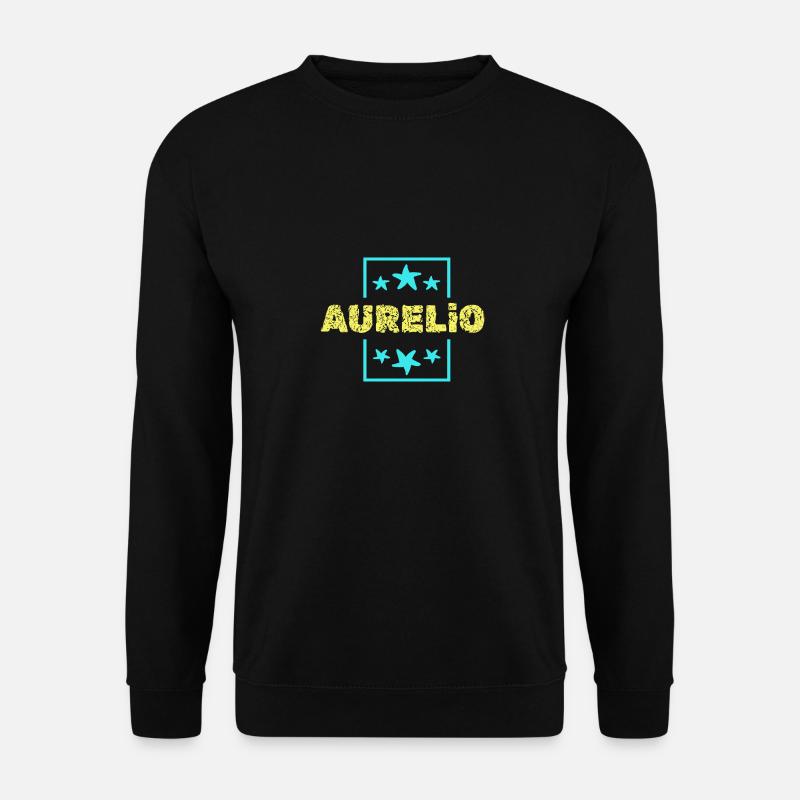First name Aurelio - Unisex Sweatshirt - black