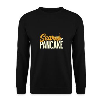Raies pastenagues, raies manta, raies océaniques, raies - Sweat-shirt Unisexe - noir - Devant - Alina (178cm) & Michal (187cm)