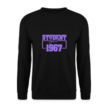Jahr 1967 - Unisex Pullover - Schwarz - Vorne - Alina (178cm) & Michal (187cm)