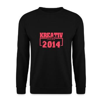 Jahr 2014 - Unisex Pullover - Schwarz - Vorne - Alina (178cm) & Michal (187cm)