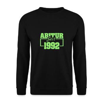 Jahr 1992 - Unisex Pullover - Schwarz - Vorne - Alina (178cm) & Michal (187cm)