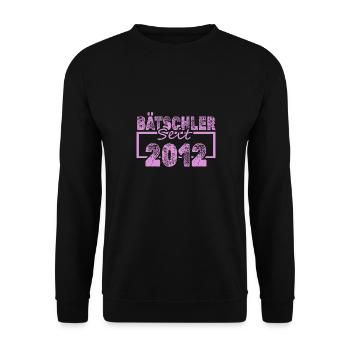 Lustig 2012 - Unisex Pullover - Schwarz - Vorne - Alina (178cm) & Michal (187cm)