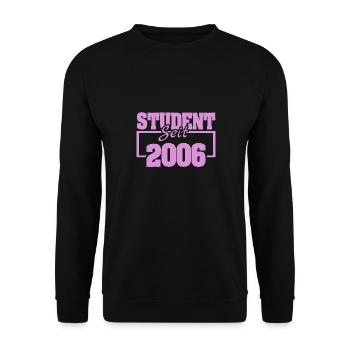 Student 2006 - Unisex Pullover - Schwarz - Vorne - Alina (178cm) & Michal (187cm)