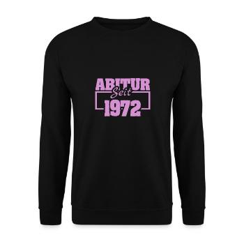1972 - Sweat-shirt Unisexe - noir - Devant - Alina (178cm) & Michal (187cm)