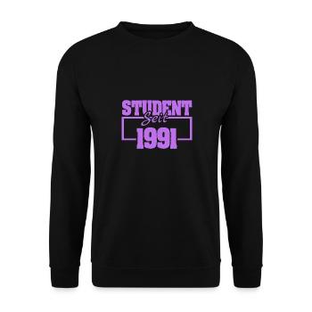 1991 - Unisex Sweatshirt - black - Front - Alina (178cm) & Michal (187cm)