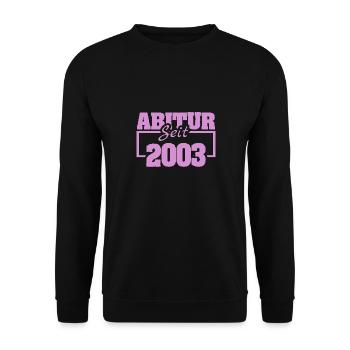 2003 - Sweat-shirt Unisexe - noir - Devant - Alina (178cm) & Michal (187cm)