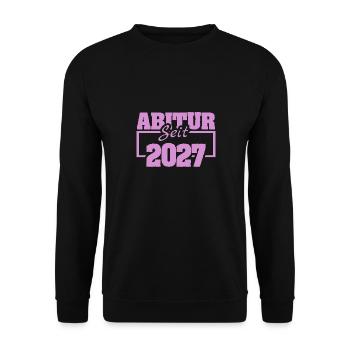 2027 - Sweat-shirt Unisexe - noir - Devant - Alina (178cm) & Michal (187cm)