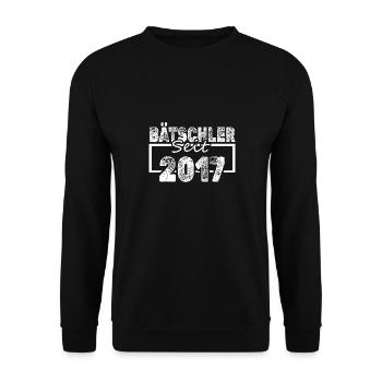 2017 - Unisex Pullover - Schwarz - Vorne - Alina (178cm) & Michal (187cm)