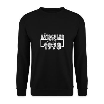 1978 - Unisex Sweatshirt - black - Front - Alina (178cm) & Michal (187cm)
