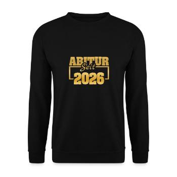 2026 - Unisex Sweatshirt - black - Front - Alina (178cm) & Michal (187cm)