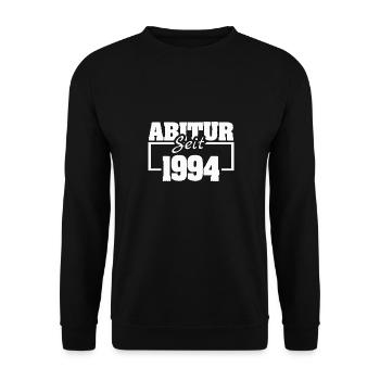 Baccalauréat 1994 - Sweat-shirt Unisexe - noir - Devant - Alina (178cm) & Michal (187cm)