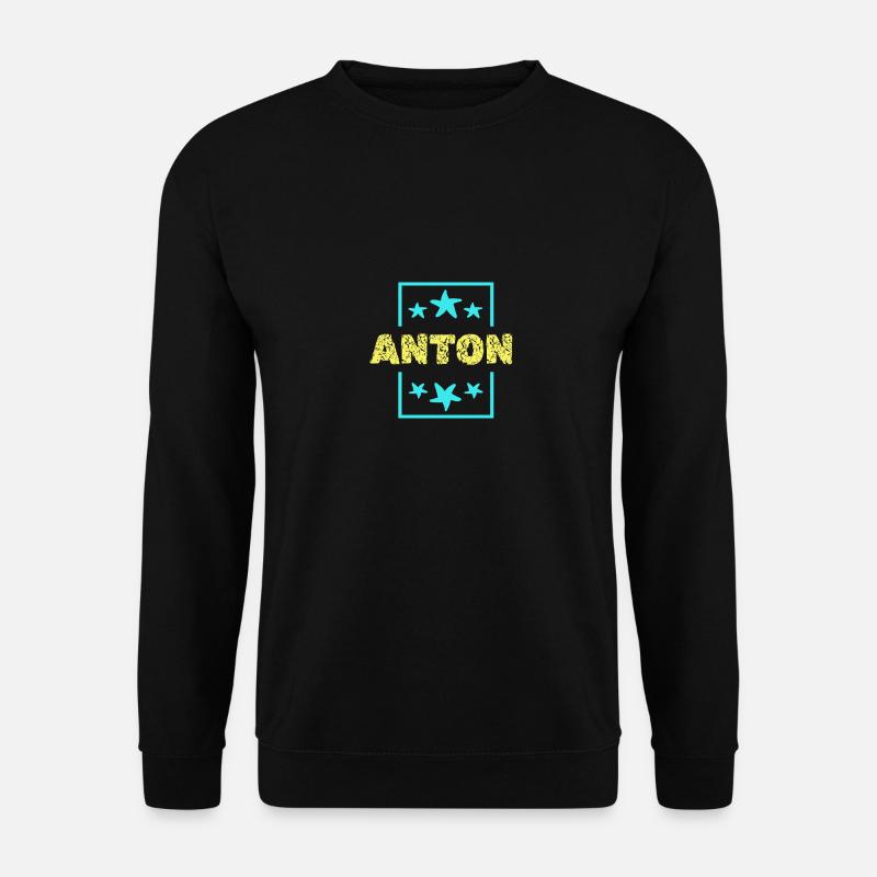 Anton als Anton - Unisex Pullover - Schwarz