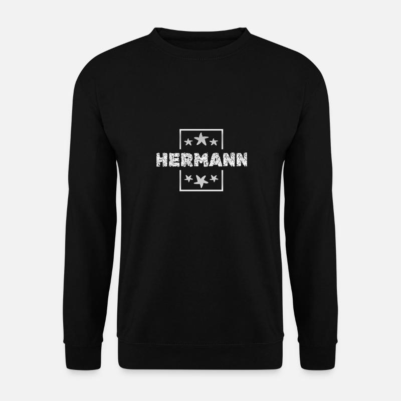Hermann Hermann - Sweat-shirt Unisexe - noir