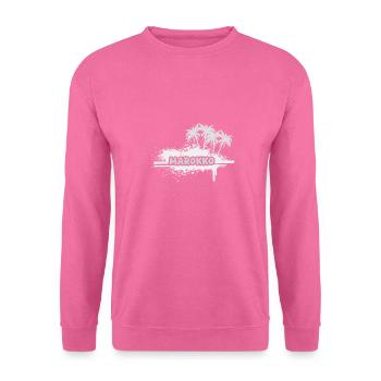Cadeau pour le Maroc - Sweat-shirt Unisexe - rose - Devant