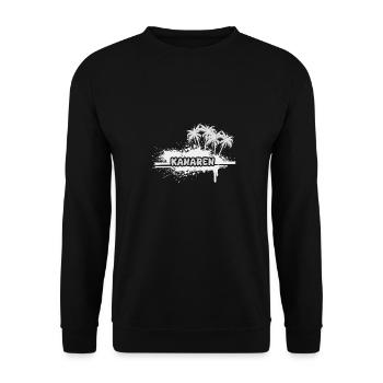 Les îles Canaries en vacances - Sweat-shirt Unisexe - noir - Devant - Alina (178cm) & Michal (187cm)