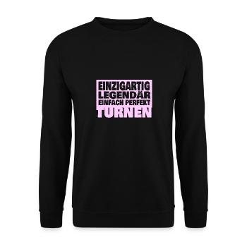 Turner - Unisex Pullover - Schwarz - Vorne - Alina (178cm) & Michal (187cm)