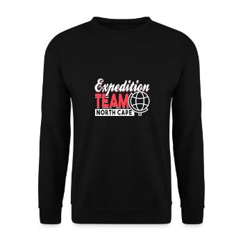 Nordkap/ North Cape team Conception aller-retour - Sweat-shirt Unisexe - noir - Devant - Alina (178cm) & Michal (187cm)