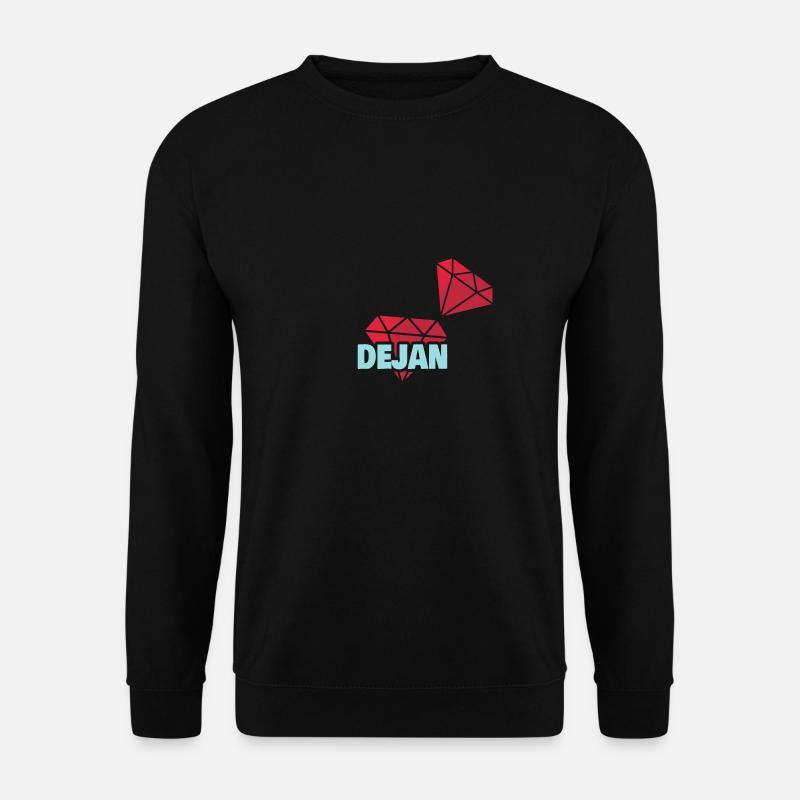 Edel Dejan - Unisex Pullover - Schwarz