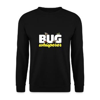 Insect collectors, insects, beetle lovers, entomologists - Unisex Sweatshirt - black - Front - Alina (178cm) & Michal (187cm)